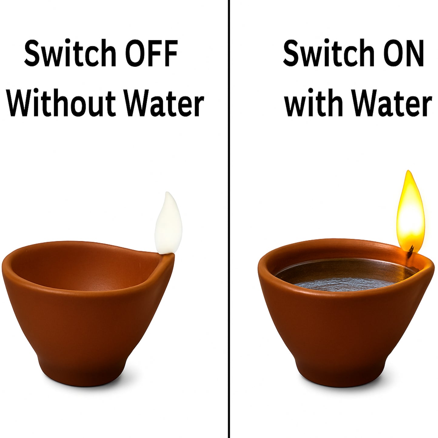 Water sensor Diya pack of 12