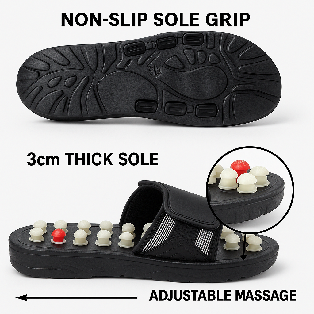 Acupressure and Magnetic Therapy Paduka Slippers