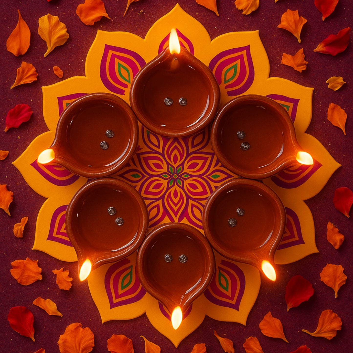 Water sensor Diya pack of 12