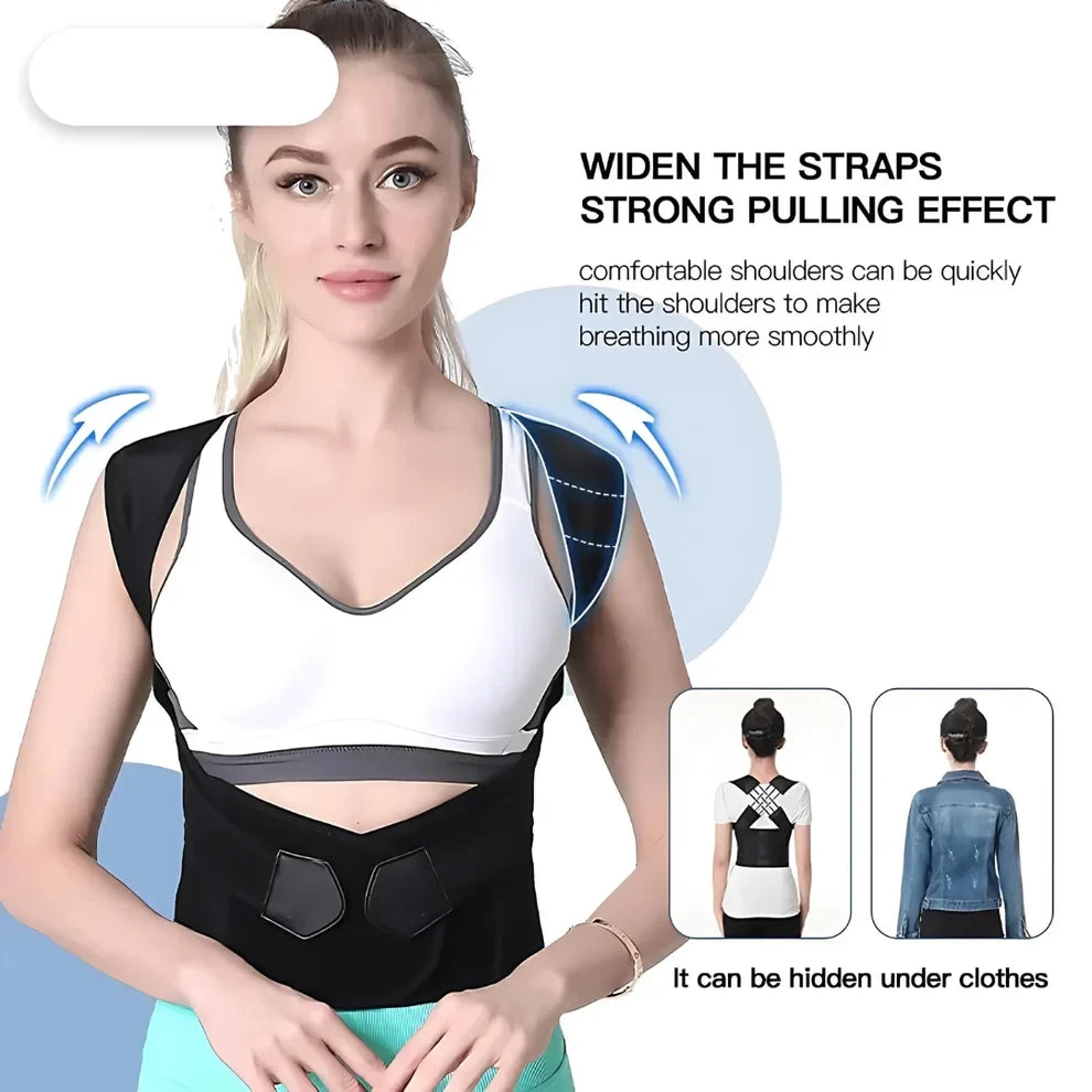 Adjustable Back Posture Corrector/ Slouching Relieve Pain Belt For Men And Women