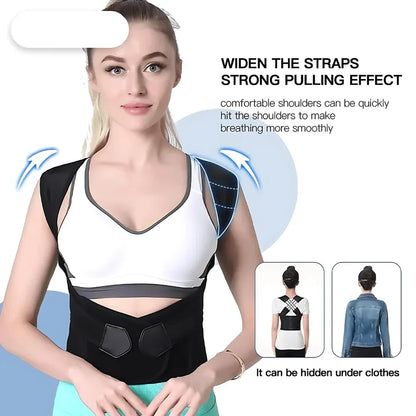 Adjustable Back Posture Corrector/ Slouching Relieve Pain Belt For Men And Women