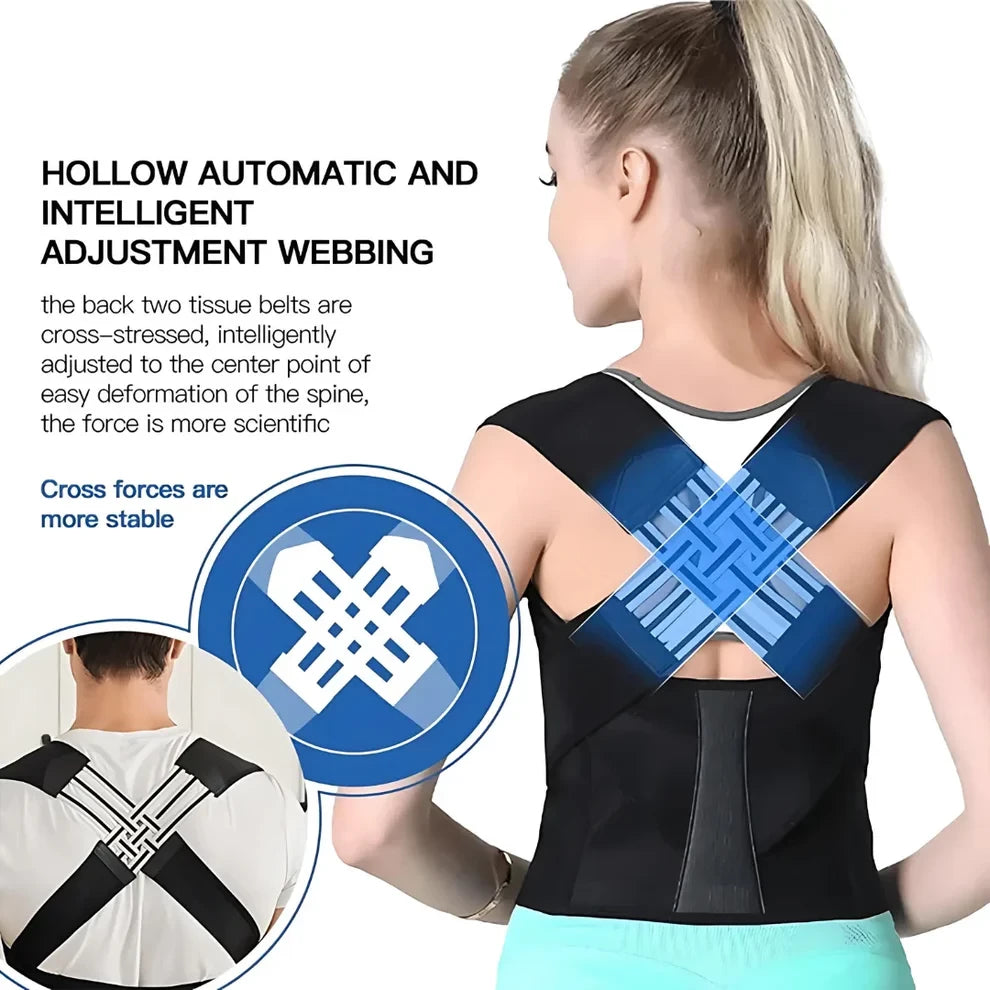 Adjustable Back Posture Corrector/ Slouching Relieve Pain Belt For Men And Women