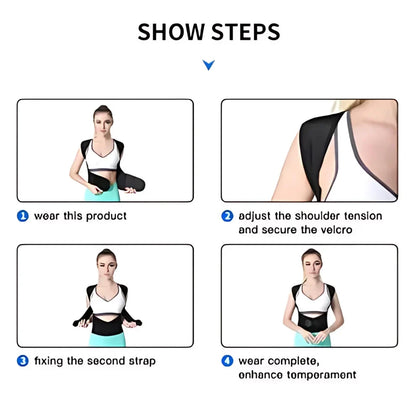 Adjustable Back Posture Corrector/ Slouching Relieve Pain Belt For Men And Women