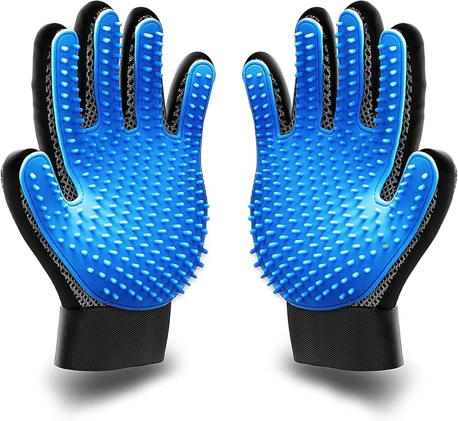 2 in 1 Pet Grooming Gloves