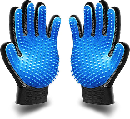 2 in 1 Pet Grooming Gloves