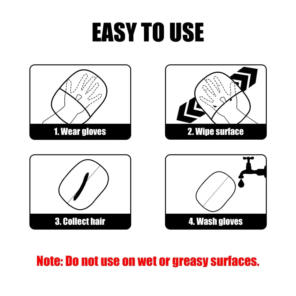 Pet Hair Remover Gloves