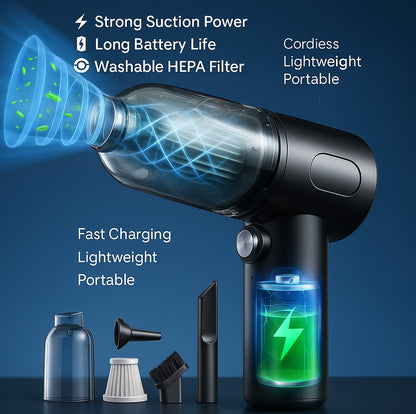 Portable Air Duster Wireless Vacuum Cleaner