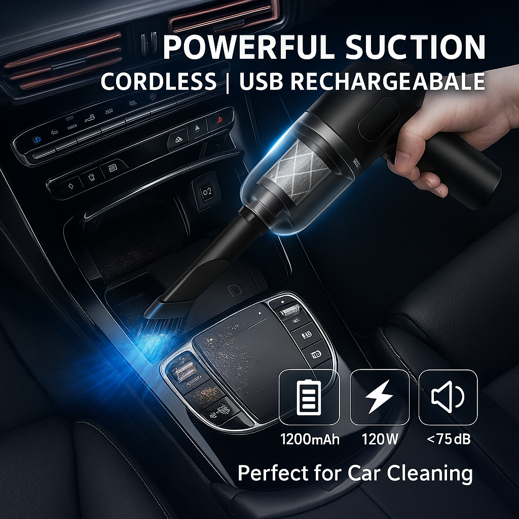 Portable Air Duster Wireless Vacuum Cleaner