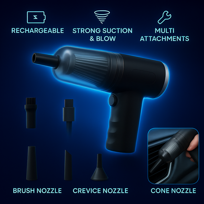 Portable Air Duster Wireless Vacuum Cleaner