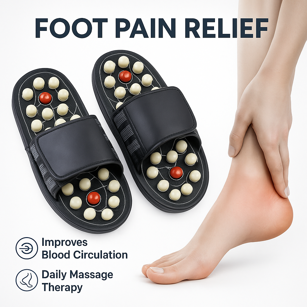 Acupressure and Magnetic Therapy Paduka Slippers