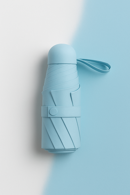 Mini Umbrella with Case for Men & Women (Manual Open)
