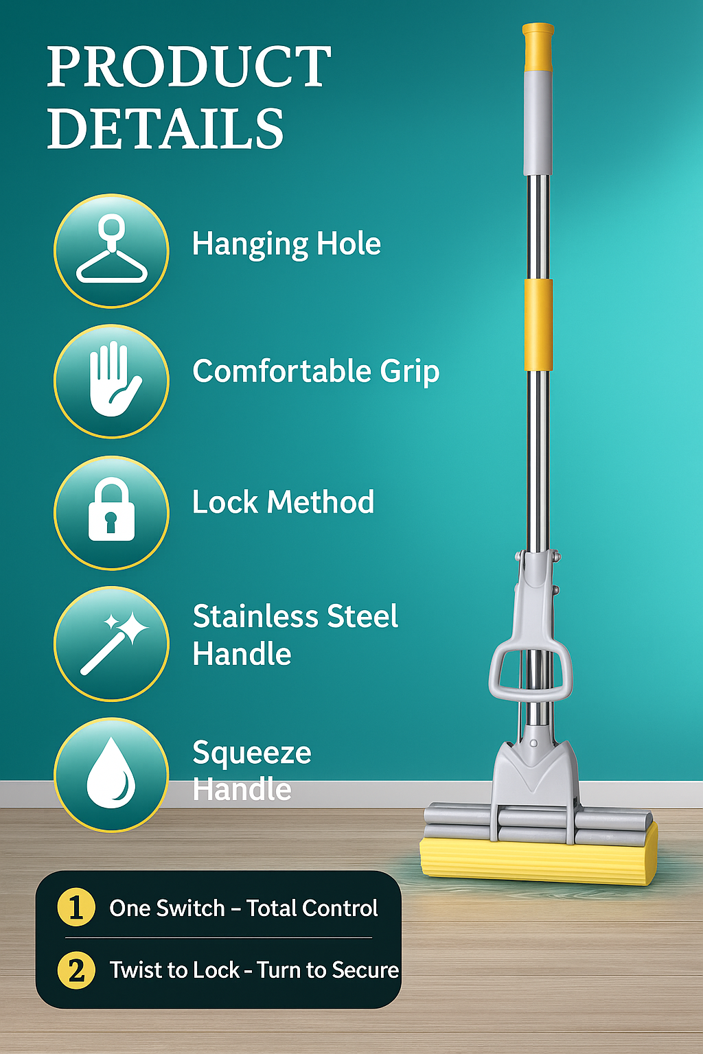 Magical Floor Cleaning Mop