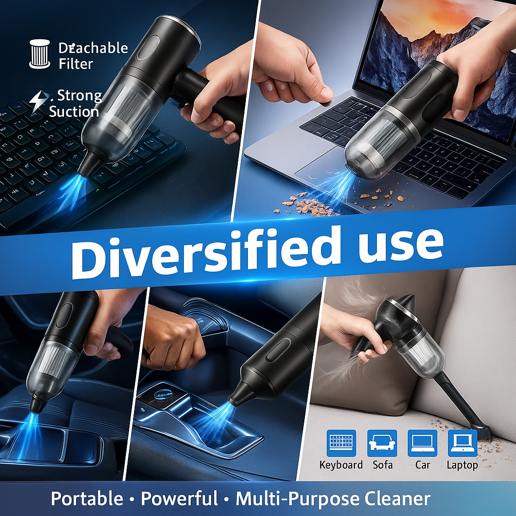 Portable Air Duster Wireless Vacuum Cleaner
