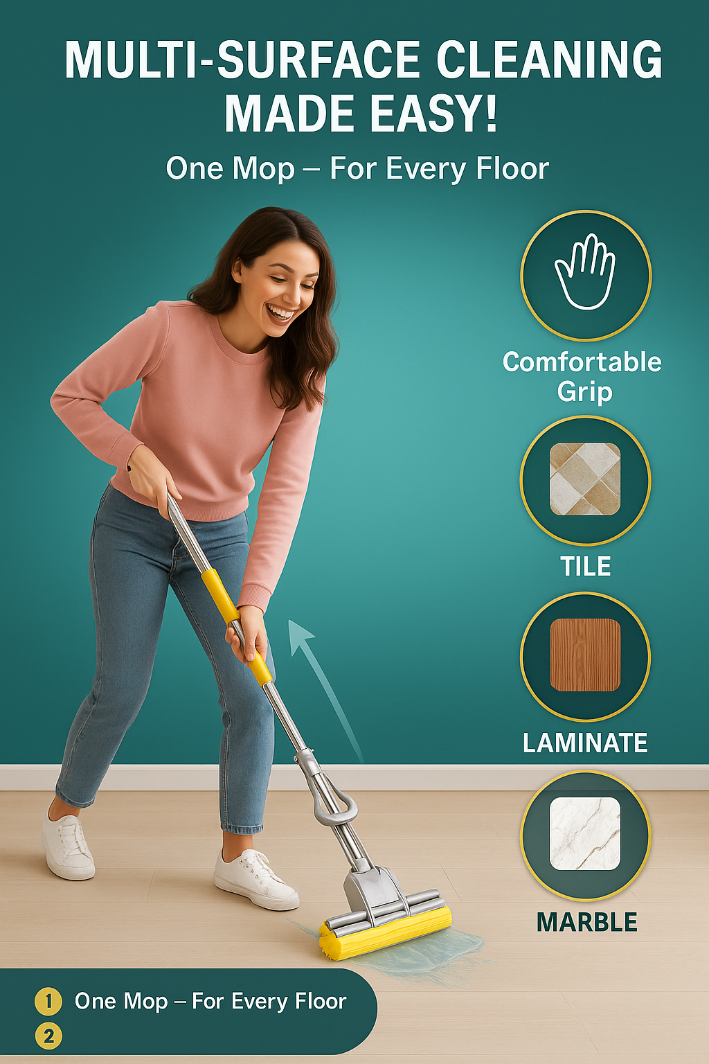 Magical Floor Cleaning Mop