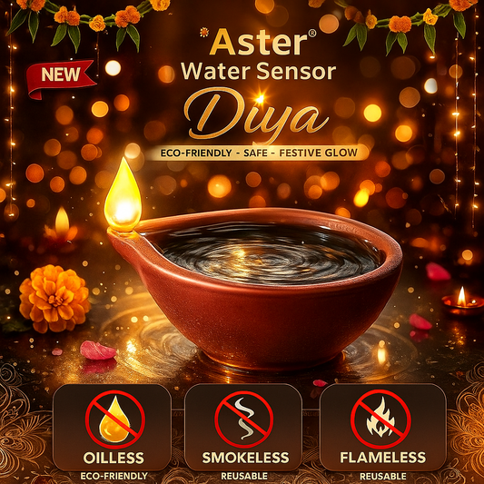 Water sensor Diya pack of 12