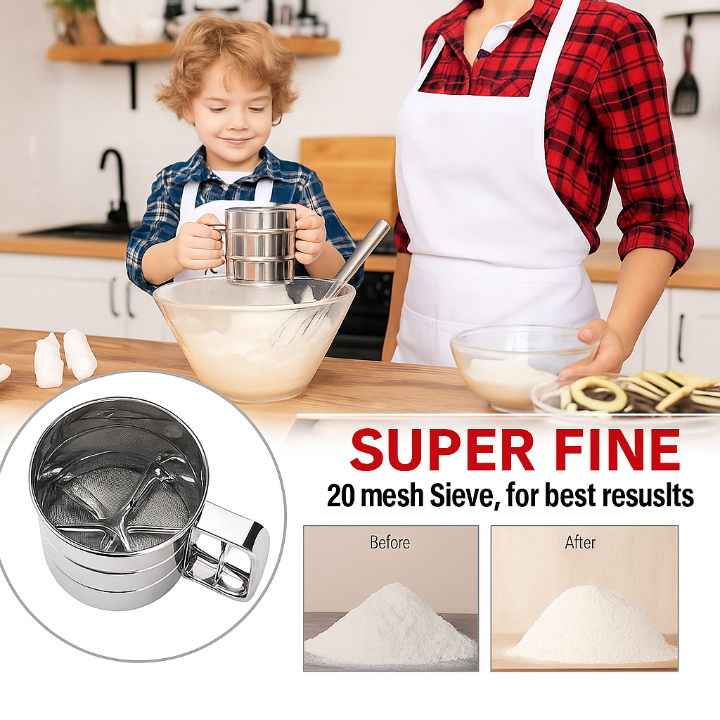 Large Capacity Atta Chhani for Baking